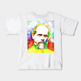 John A. Roebling Colourful Portrait | John A. Roebling Artwork 8 Kids T-Shirt